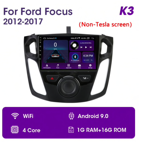 Автомагнитола на Андроиде для Ford Focus на Алиэксрпесс